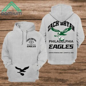 Zach Bryan Eagles Lincoln Financial Field 2024 Hoodie