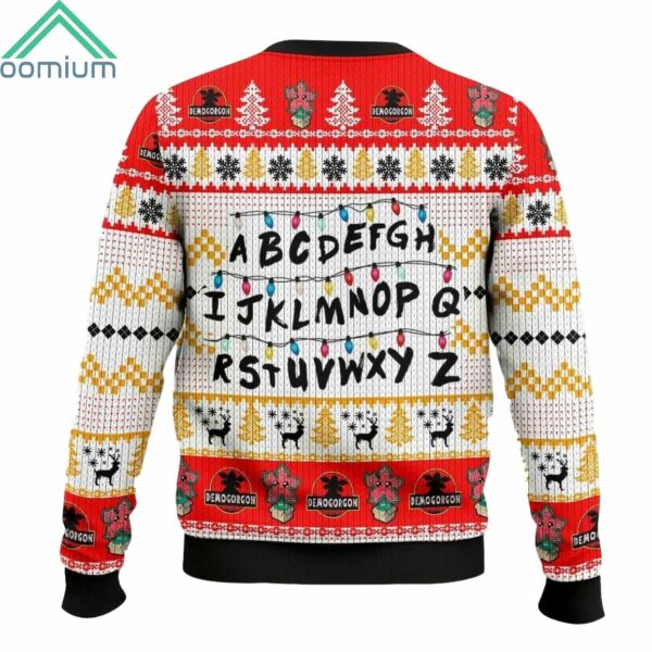 Adopt A Demodog Ugly Christmas Sweater