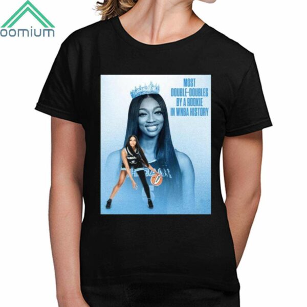 Angel Reese Most Double doubles By A Rookie In WNBA History Shirt