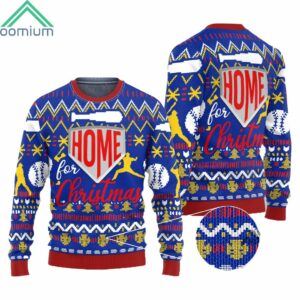 Baseball Home Run Christmas Ugly Christmas Sweater