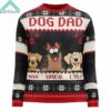 Best Dog Dad Ever Personalized Ugly Sweater