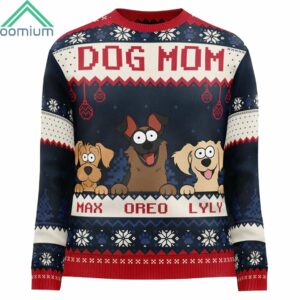 Best Dog Mom Ever Personalized Ugly Sweater