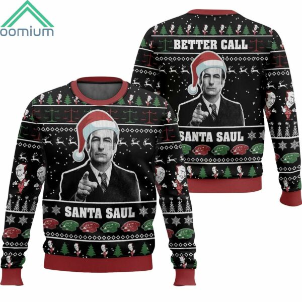 Better Call Santa Saul Christmas Ugly Sweater