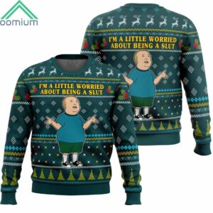 Bobby Hill I’m A Little Worried About Being A Slut Ugly Christmas Sweater