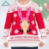 Bobs Burgers Louise Appreciate Your Lack Of Sarcasm Ugly Christmas Sweater 1