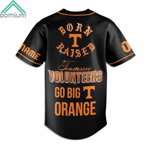 Bord Raised Tenstessee Volunteers Go Big T Orange Custom Jersey