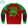 Braaap 25 Motorcross Santa Ugly Christmas Sweater