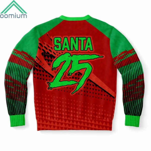 Braaap 25 Motorcross Santa Ugly Christmas Sweater