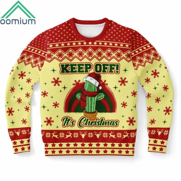 Cactus Keep Off Its Christmas Ugly Sweater