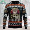 Cat Show Me Your Kitties Ugly Christmas Sweater