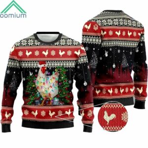 Chicken Christmas Ugly Christmas Sweater