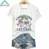 Childless Cat Ladies Print T Shirt