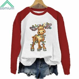 Christmas Cute Moose Sweatshirt