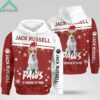 Christmas Jack Russell Paws Is Coming To Town Hoodie