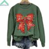 Christmas Lights Bow Sweatshirt