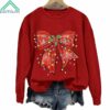 Christmas Lights Bow Sweatshirt