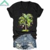 Christmas Palm Tree V Neck Shirt