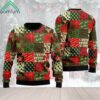 Christmas Patchwork Ugly Christmas Sweater 1