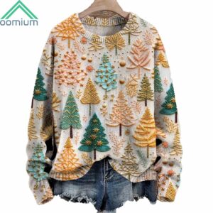 Christmas Tree Art Print Sweater