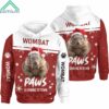 Christmas Wombat Paws Is Coming To Town Hoodie