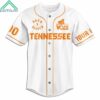 Custom Bord Raised Tenstessee Volunteers Go Big T Orange Jersey