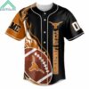 Custom Texas Longhorns Hook Em Horns Jersey