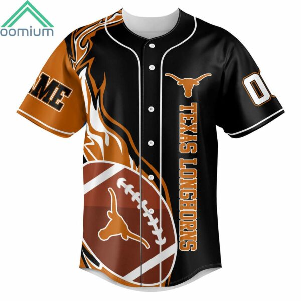 Custom Texas Longhorns Hook Em Horns Jersey