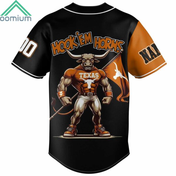 Custom Texas Longhorns Hook Em Horns Jersey