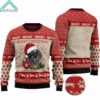 Dachshund Woof Merry Christmas Ugly Christmas Sweater