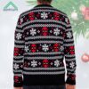 Deadpool Holiday Snow Stripes Ugly Christmas Sweater 2