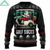 Golf Sucks Ugly Christmas Sweater