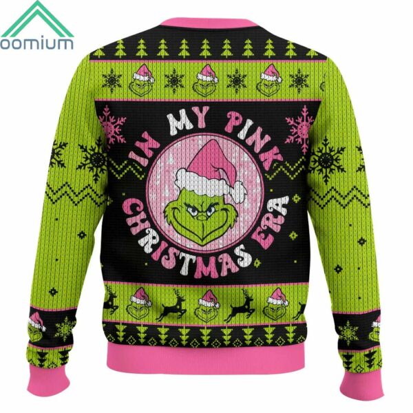 Grnch In My Pink Christmas Era Ugly Sweater