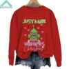 Grnch Just A Girl Who Loves Christmas Sweatshirt