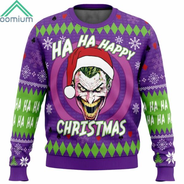 Ha Ha Ha Happy Christmas Joker Christmas Ugly Sweater