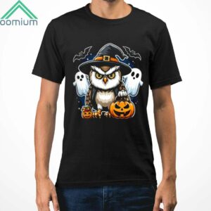 Halloween Pumpkin Bat Owl Ghost Shirt