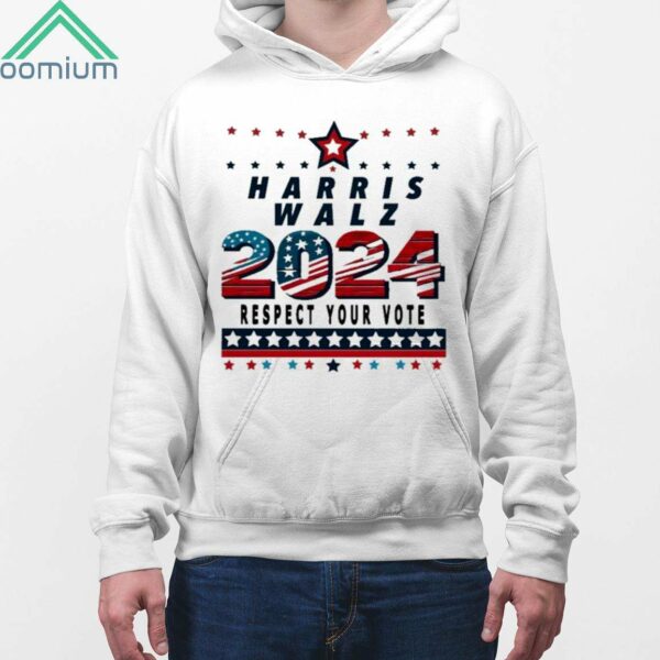 Harris Walz 2024 Respect Your Vote Shirt