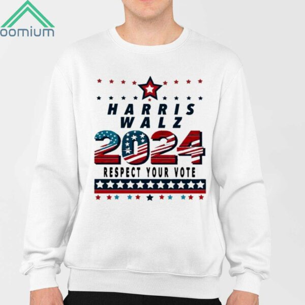 Harris Walz 2024 Respect Your Vote Shirt