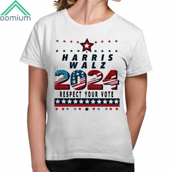 Harris Walz 2024 Respect Your Vote Shirt