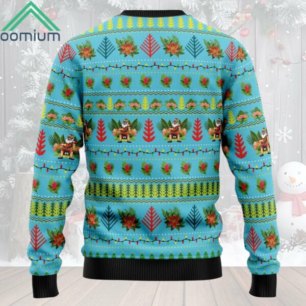 Hawaiian Santa Claus Ugly Christmas Sweater