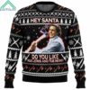 Hey Santa Do You Like Hue Lewis and Tue News Ugly Christmas Sweater