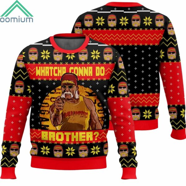 Hulk Hogan Whatcha Gonna Do Brother Ugly Sweater