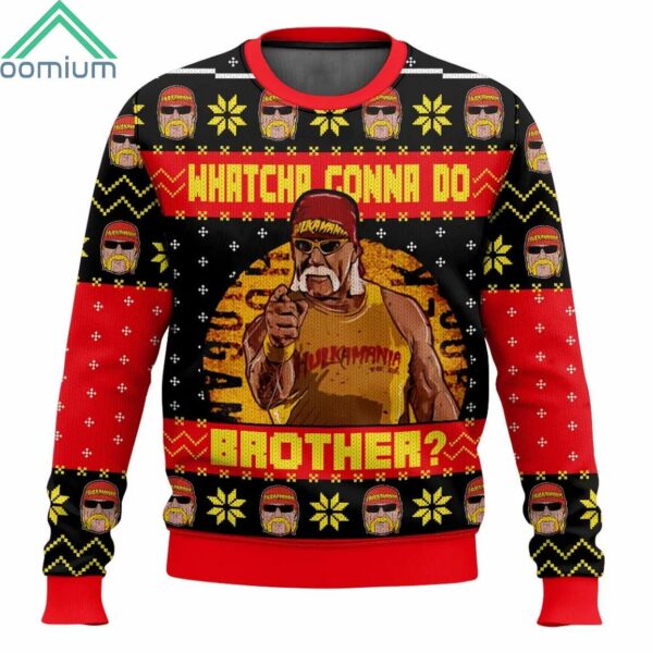 Hulk Hogan Whatcha Gonna Do Brother Ugly Sweater