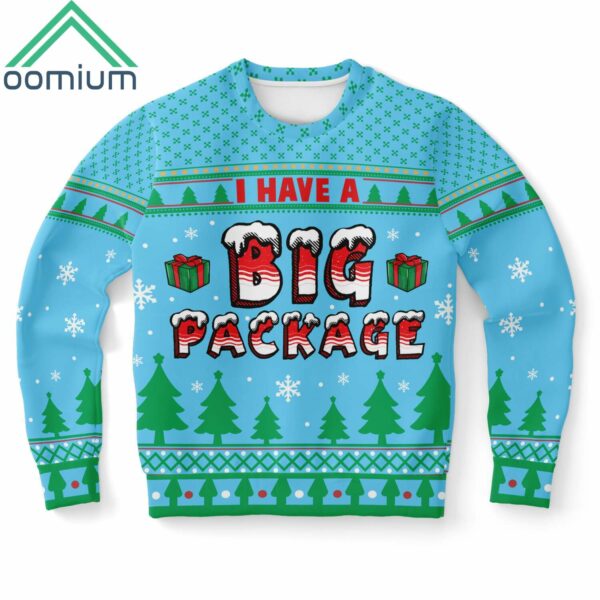 I Have A Big Package Ugly Christmas Sweater