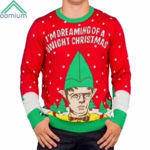 Im Dreaming Of A Dwight Christmas Ugly Christmas Sweater