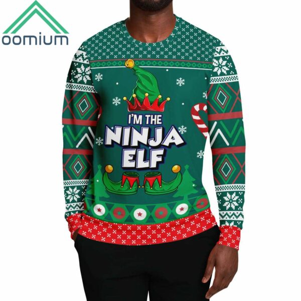 Im The Ninja Elf Ugly Christmas Sweater 2