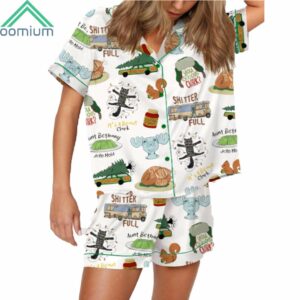 It's A Beaut Clark Christmas Vacation Satin Pajama Set