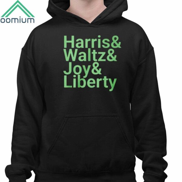 Jason Sudeikis Harris And Wallz And Joy And Liberty Shirt