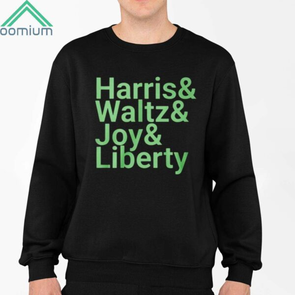 Jason Sudeikis Harris And Wallz And Joy And Liberty Shirt