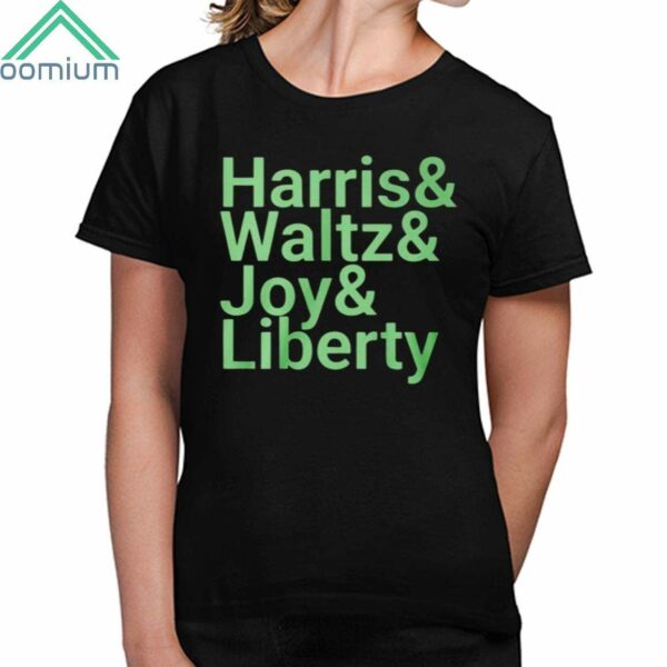 Jason Sudeikis Harris And Wallz And Joy And Liberty Shirt