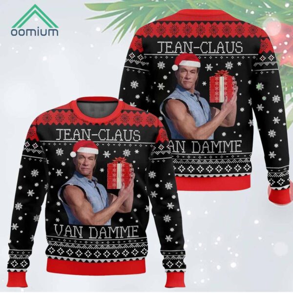 Jean Claus Van Damme Christmas Ugly Sweater